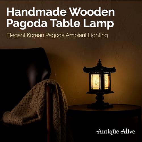 Traditional Korean Wood Lamp