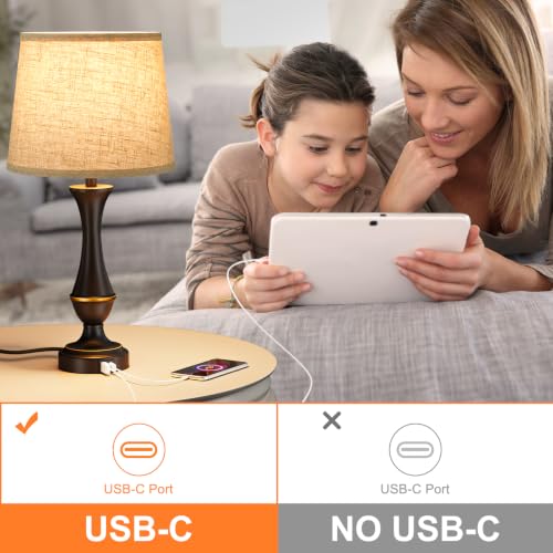 Touch Lamps for Nightstand (2 Count)