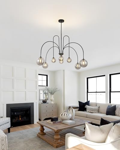 Black Sputnik Chandelier