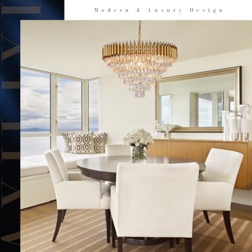 Gold Crystal Chandelier