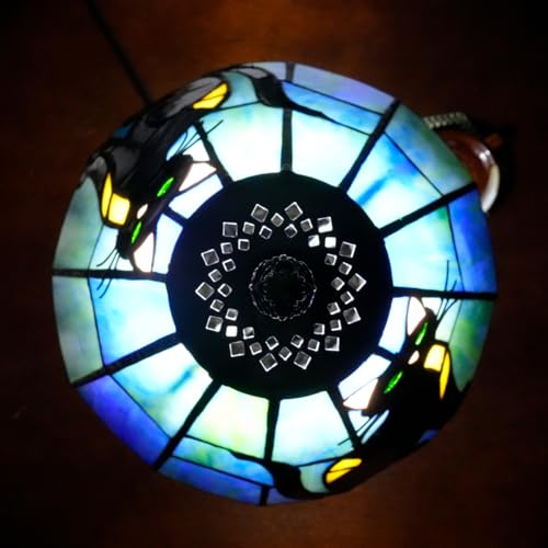 Tiffany Style Stained Glass Table Lamp Black Cat Small Table Lamp Bedroom Bedside Lamp Living Room Dining Room Office Decoration Desk Lamp Home Decoration Halloween Christmas Gift