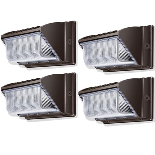 Wall Pack Light 150W Waterproof 5000K 21000LM Ultra Bright 4 Pack (4 Count)