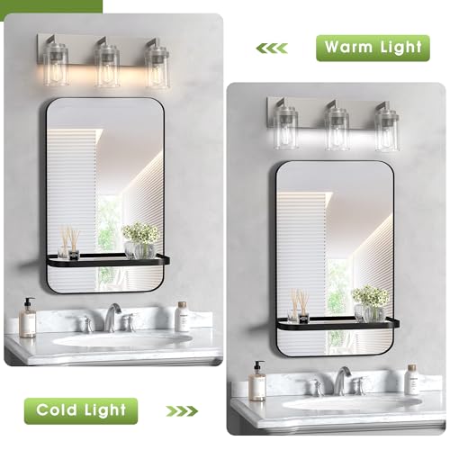 Bathroom Lighting Fixtures (3 Count)