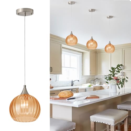 Brushed Nickel Pendant Lights Kitchen Island