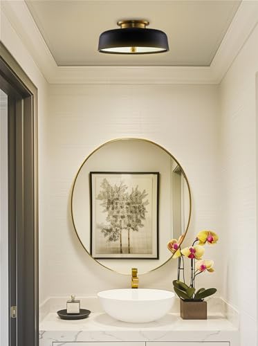 Gianna 12" Modern Semi Flush Mount Ceiling Light for Hallway