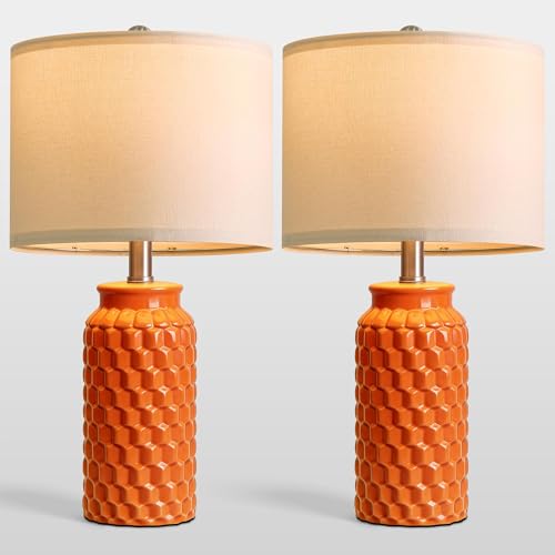 20.5" Ceramic Table Lamps Set of 2 (2 Count)