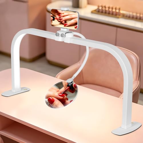 Half Moon Light for Nail Desk with 5X Magnifier (40 Count)