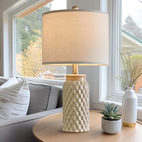 20.5" Ceramic Table Lamps Set of 2 (2 Count)
