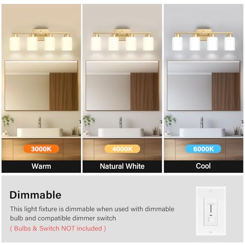 Gold Bathroom Light Fixtures Vanity Lights Over Mirror