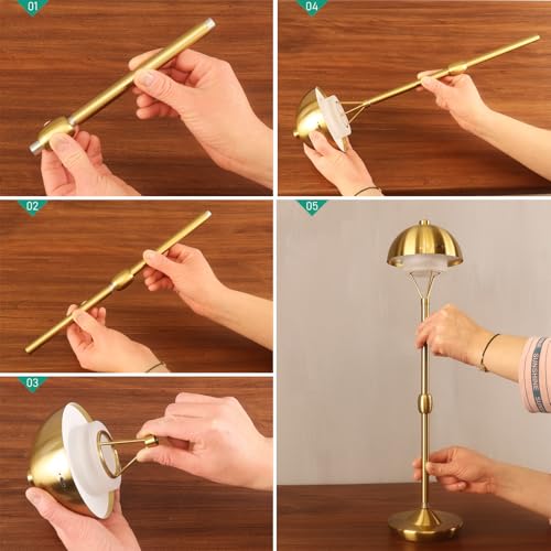 Modern Table Lamp Cordless Portable Desk Lamp