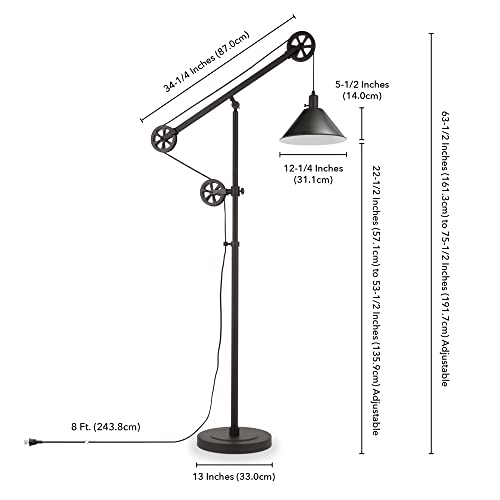 70" Modern 1 Light Floor Lamp