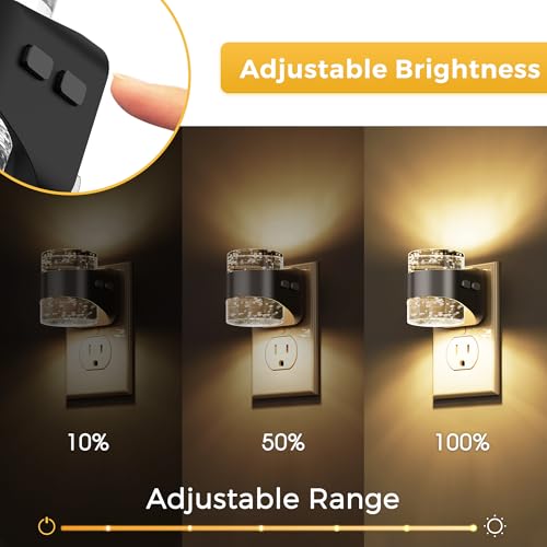 Night Light Bubble Night Lights Plug into Wall (4 Count)