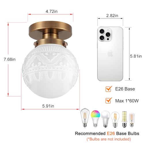Semi Flush Mount Ceiling Light