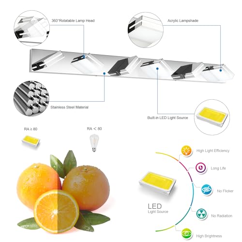LED Modern Bathroom Vanity Light Fixtures