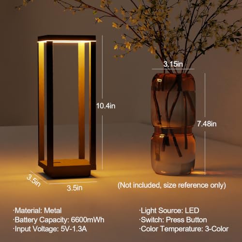 Cordless Table Lamp Rechargeable