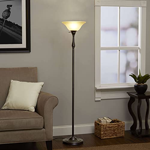 23514-11, Alabaster Replacement Glass Shade for Medium Base Socket Torchiere Lamp, Swag Lamp, Pendant and Island Fixture. 9-7/8" Diameter x 3-3/8" Height