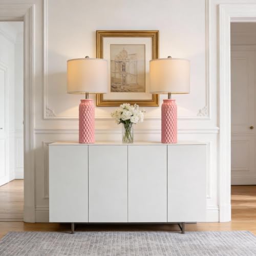27" Ceramic Table Lamps Set of 2 (2 Count)
