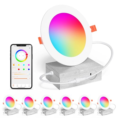 Smart Recessed Lighting Color Changing LED Downlight 4IN