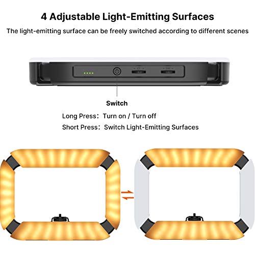 Smartphone Video Rig PICTRON U200 Handheld LED Ring Light Selfie Light