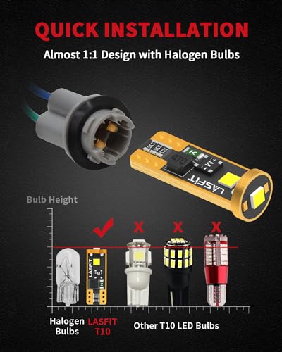 194 168 7443 3157 1156 1157 LED BULB for License Plate Dome Map Courtesy Reverse Backup Trunk Cargo Lights