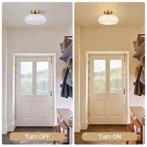 Small Semi Flush Mount Ceiling Light Fixture