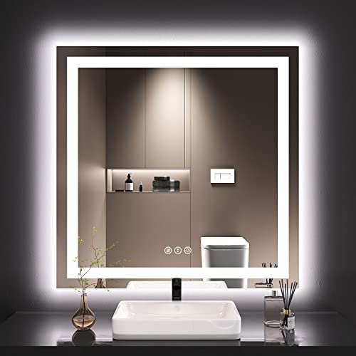 36"X36" LED Bathroom Mirror with Lights