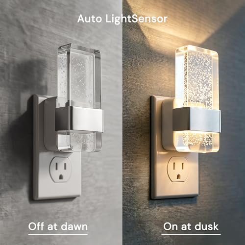 Night Light Dimmable Night Lights Plug into Wall (2 Count)