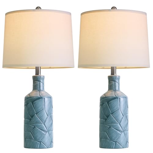 26'' Farmhouse Ceramic Table Lamps Set of 2 (2 Count)