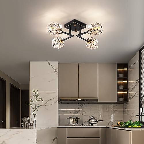 Modern Crystal Ceiling Light