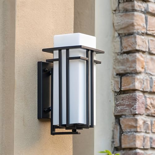 Outdoor Porch Light Wall Mounted Waterproof Wall Lantern Exterior Light Fixture for Entryways Yards Garage Front Porch