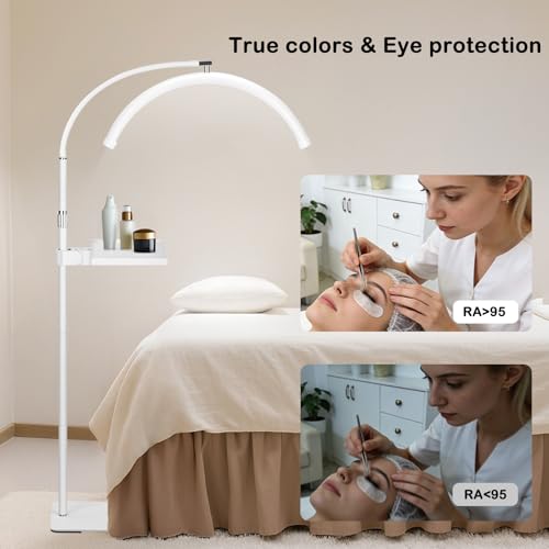 Half Moon Lash Light with Tool Tray for Eyelash Extensions