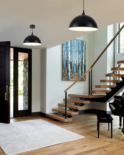 Black Pendant Lights Kitchen Island 2 Pack (2 Count)