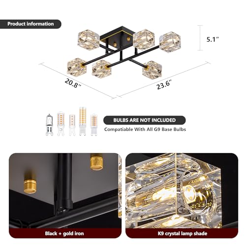 Semi Flush Mount Ceiling Light Fixture