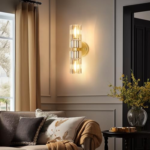 Crystal Wall Sconces Set of Two (2 Count)