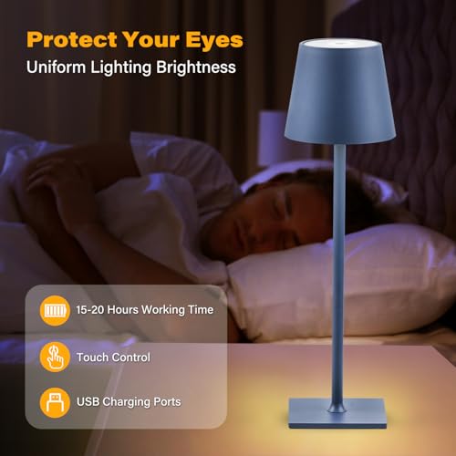 2 Pack Cordless Table Lamps (2 Count)