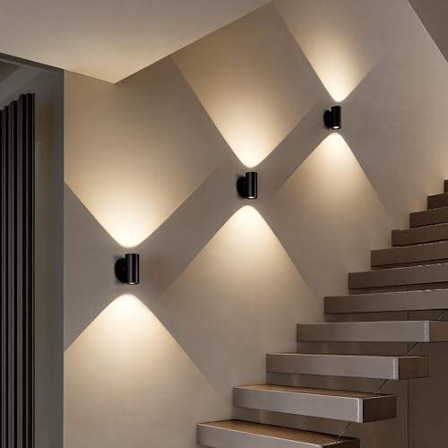 Cylinder Wall Sconces Set of Two Dimmable Movie Theater Lights (2 Count)