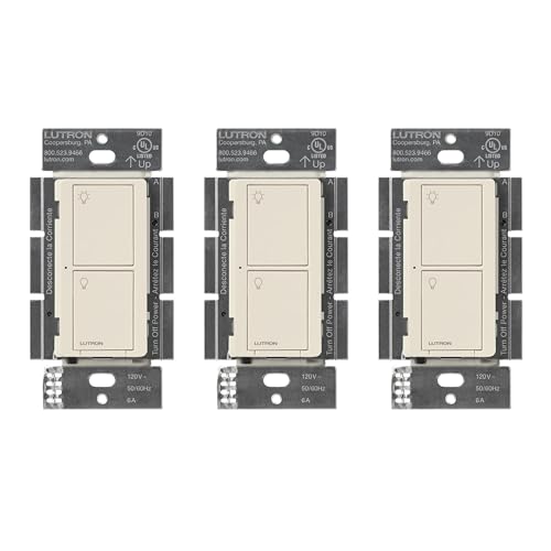 Caseta Smart Light Switch for Lighting and Fans (3 Count)