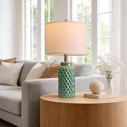 20.5" Ceramic Table Lamps Set of 2 (2 Count)
