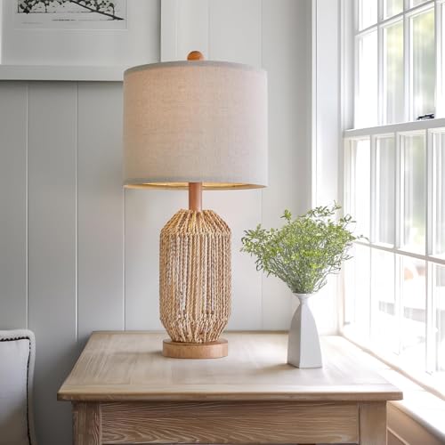 21" Boho Table Lamps Set of 2 for Living Room (2 Count)