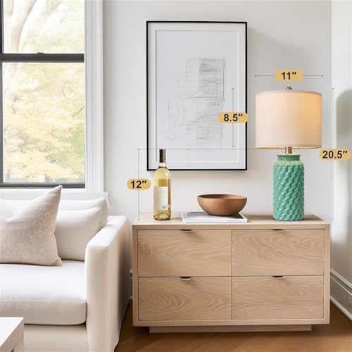 20.5" Ceramic Table Lamps Set of 2 (2 Count)
