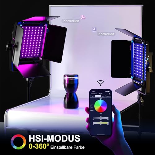 GVM 800D RGB LED Light Panel (2 Count)
