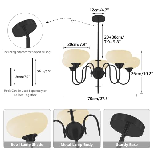 Black Chandelier for Bedroom