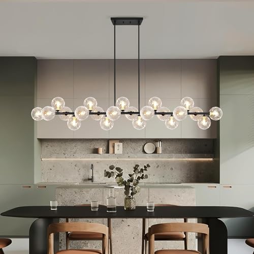 Linear Chandelier Dining Room Light Fixture Sputnik Linear Pendant Light
