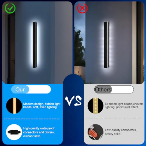 Exterior Wall Lights for House (2 Count)