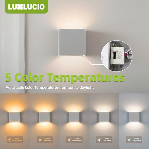 Bright Silver Up and Down Wall Sconce