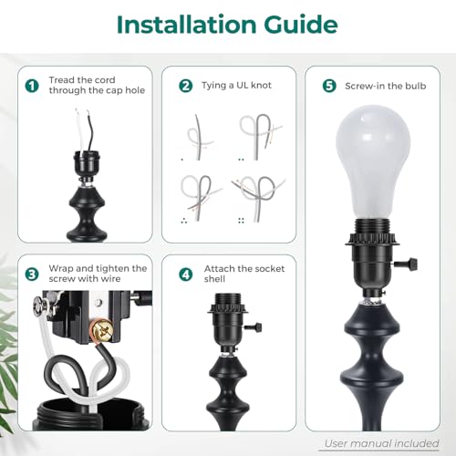 UL Listed Lamp Socket Replacement wtih ON (2 Count)