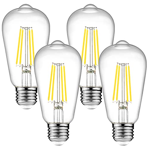 Dimmable Vintage LED Edison Bulbs (4 Count)