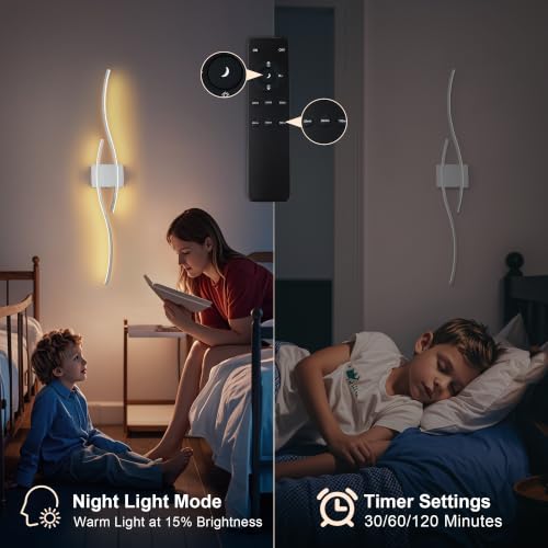 Wireless Wall Sconces Set of 2 (2 Count)
