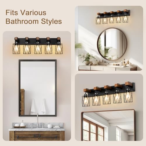 Farmhouse Bathroom Vanity Light