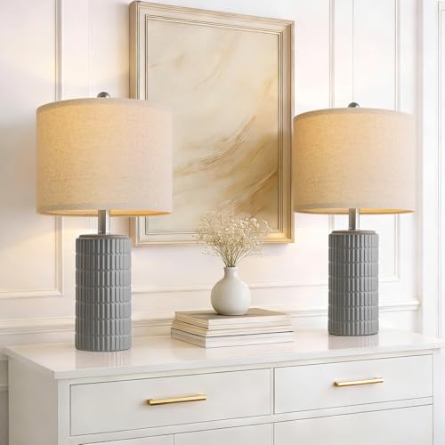 20.75'' Ceramic Small Table Lamps for Bedroom